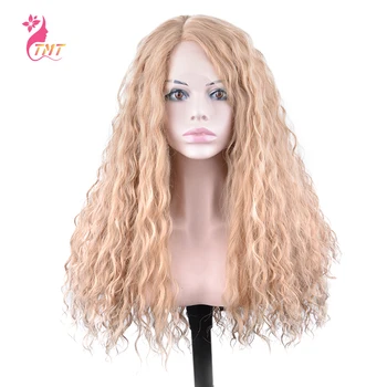 

Long Blond Wig Body Wave Synthetic Lace Front Wigs Side Part Body Wave Wig For Black Women Heat Resistant Fiber