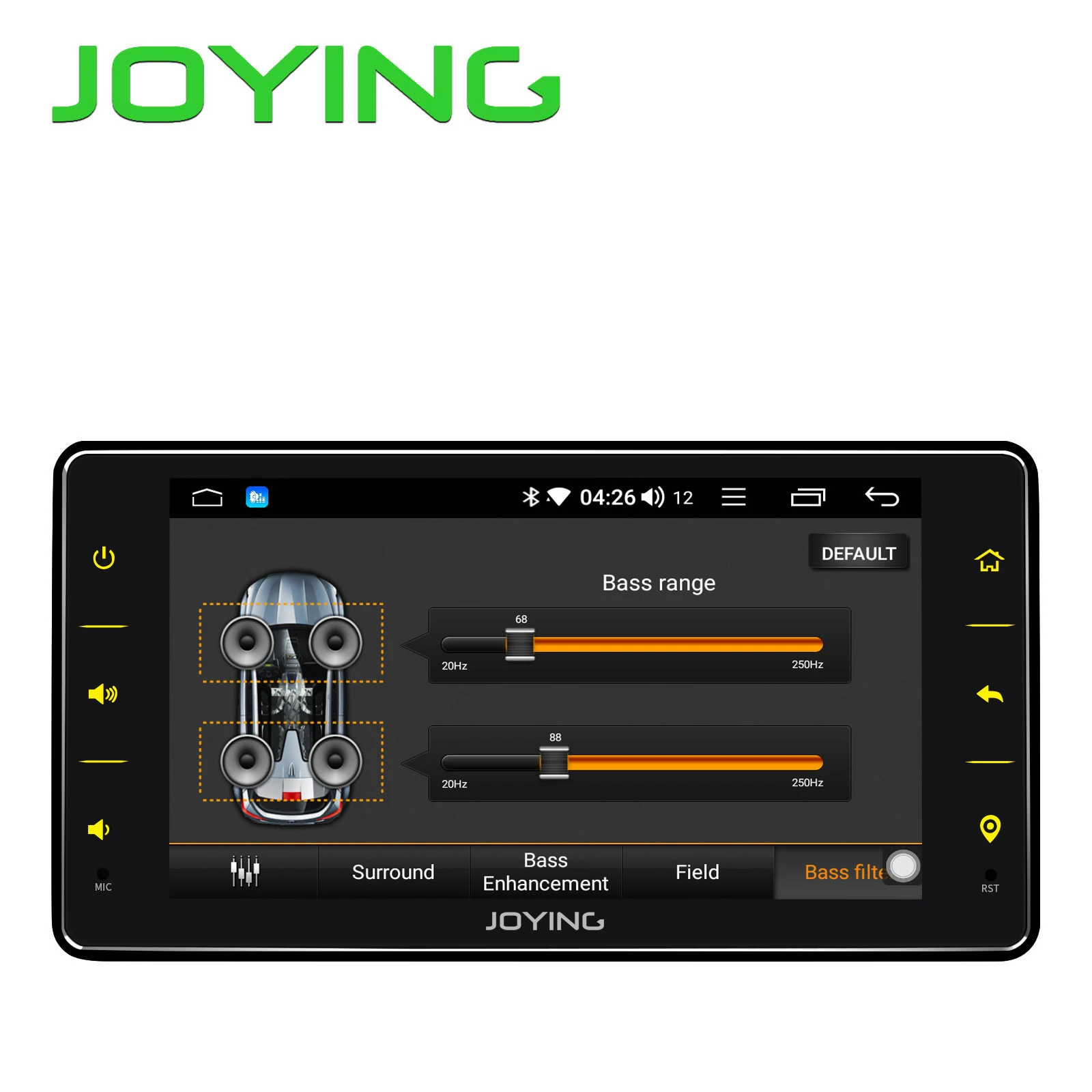 Best 6.2"Single Din Android 8.1Car Radio Stereo 2GB+32GB Octa Core Head Unit Tape Recorder Multimedia GPS NO DVD Player Built-in DSP 1