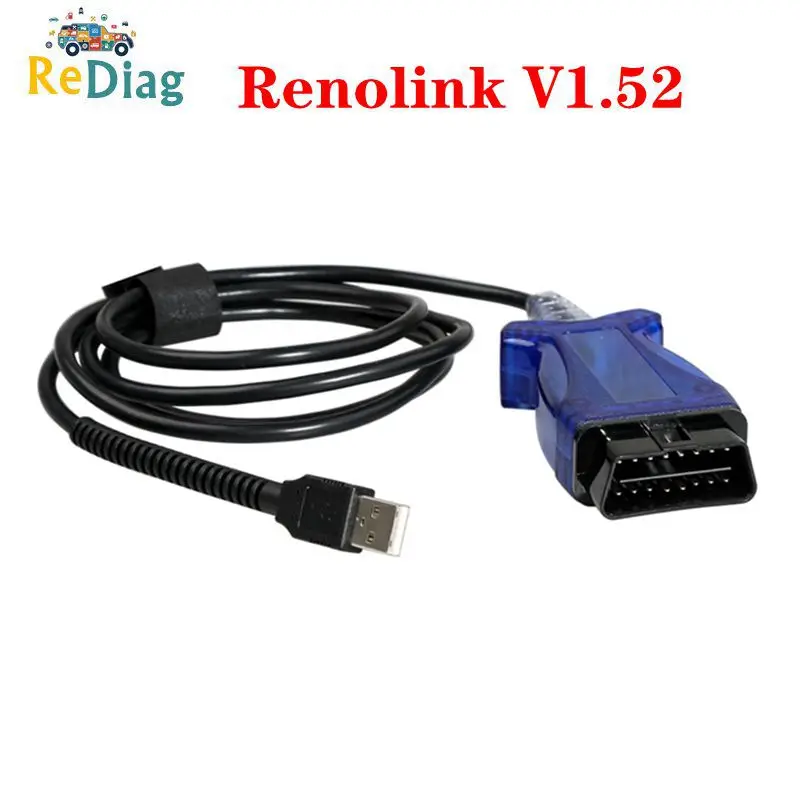 Новейший ЭБУ программатор RENOLINK V1.52 для Renault Renolink ключ/Подушка