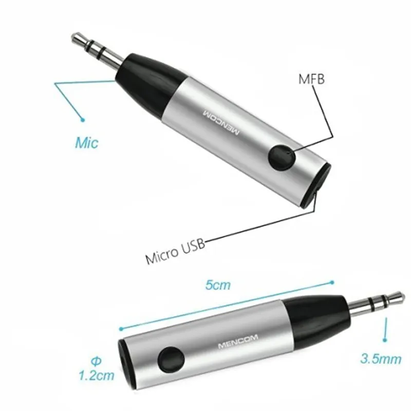 Car Wireless Bluetooth Transmitter Receiver Adapter 3 5mm AUX Audio for TV PC Headphone Car Kit Wireless Adapter