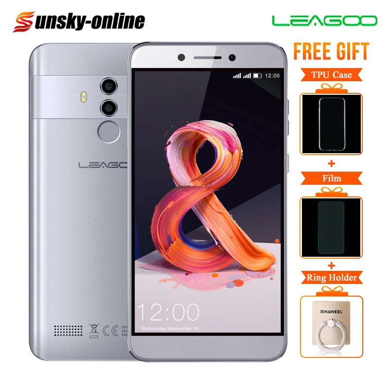 LEAGOO T8s смартфон Android 8 1 ОЗУ 4 Гб ПЗУ 32 ГБ 5 дюймов FHD разблокировка отпечатков