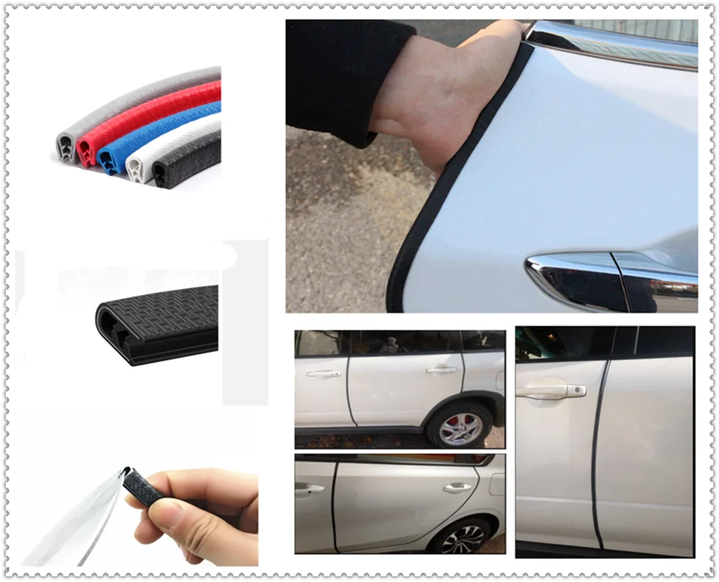 Car Styling Sticker Door Edge 5M Guard Plate Trim Strip Seal Retrofit Per Volkswagen Vw Phaeton 4.2 Eos 3.2 V6 Touareg