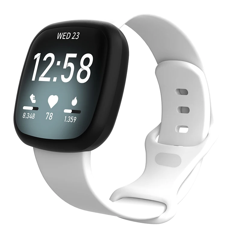 Correia de substituição colorida para Fitbit Versa, pulseira de liberação rápida, relógio inteligente Fitbit Sense, acessórios Versa3, 3, 4