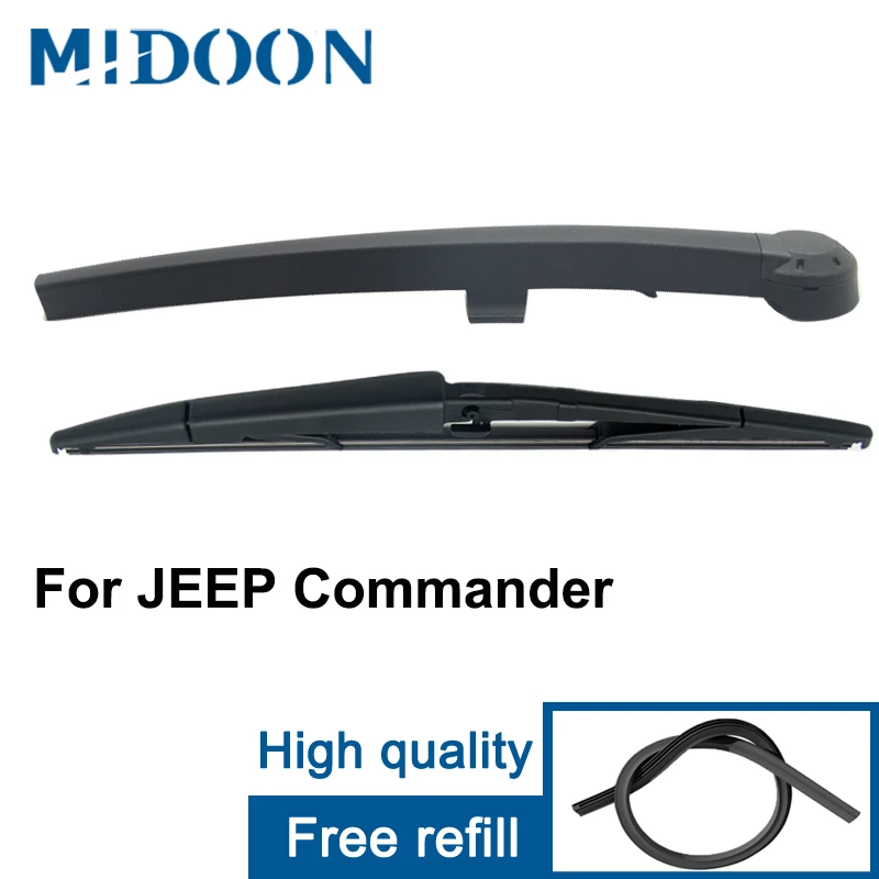 MIDOON Rear Wiper Blade And Arm For JEEP Commander 2006 2007 2008 2009