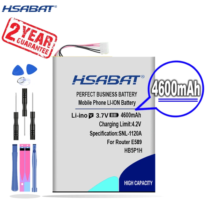 Новые поступления [HSABAT] 4600 мА/ч HB5P1H запасная батарея для Huawei маршрутизатор E589 R210