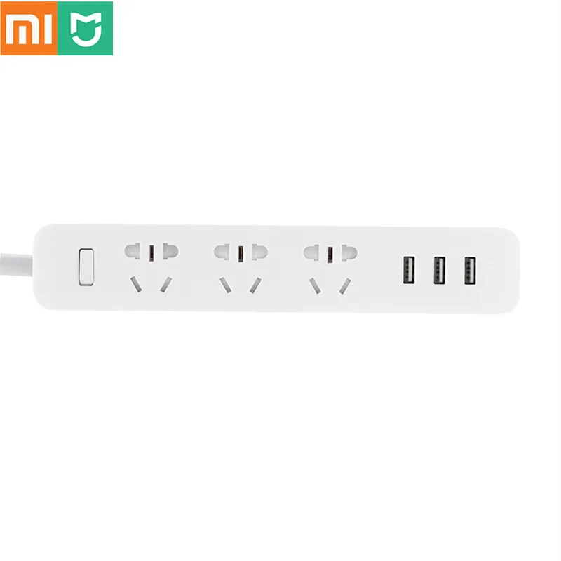 Оригинальная умная розетка для Xiaomi Mi портативный штепсельный адаптер с 3