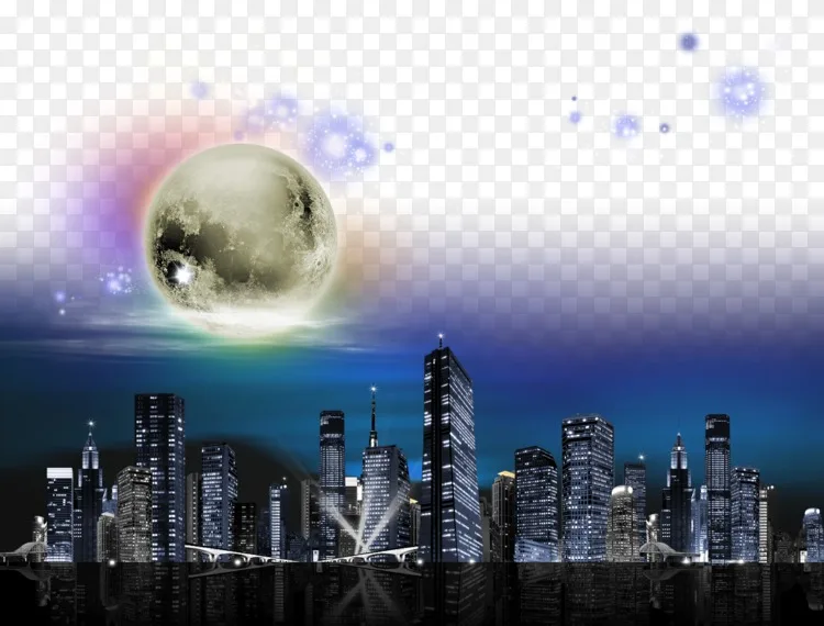 夜空 城市夜空png图片素材免费下载 图片编号 Png素材网