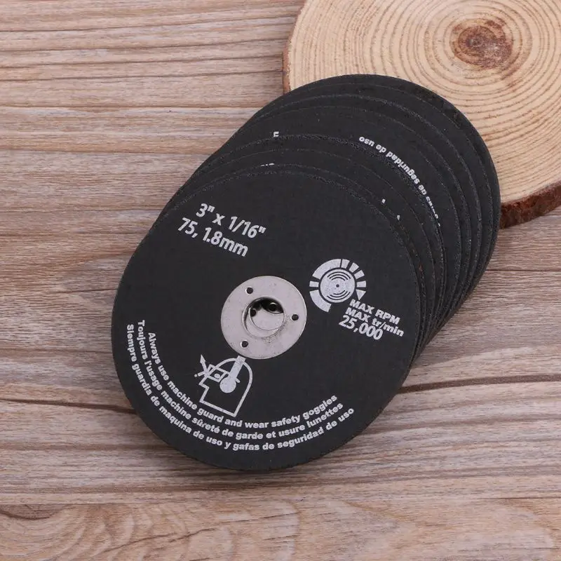 10pcs Circular Resin Grinding Wheel Saw Blades Cutting Wheel Disc For