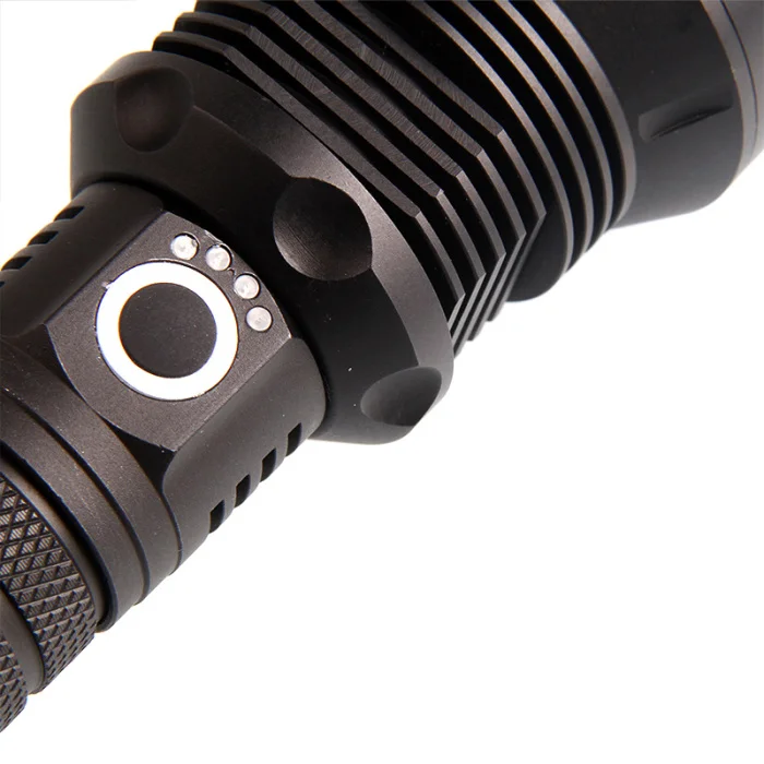 Новый длинный Zoom P70 бликовый фонарик из алюминиевого сплава с длинным съемным водонепроницаемым зарядным наружным фонариком