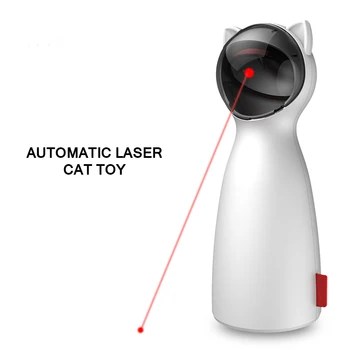 

Cat Laser Toy Laser Electric Pet Toy Cat Interactive Laser Teasing Device Adjustable 5 Mode Pet Laser Funny Training USB Charge
