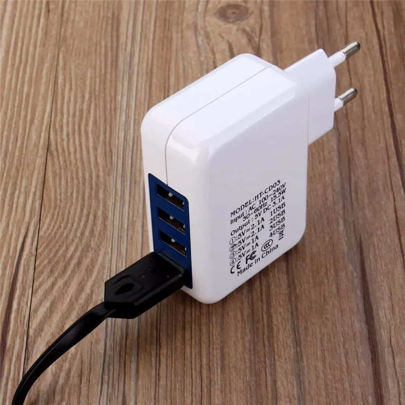 5V 3.1A 4 usb порта AC вилка Европа/США зарядное устройство USB зарядное устройство адаптер концентратор для samsung для iPhone huawei sony LG