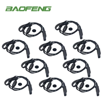 

10pcs Waterproof Two Way Radio Headset Earpiece Microphone for Baofeng UV-9R Plus BF-9700 BF-A58 Walkie Talkie Accessories