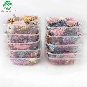 

Boxed Dried Flower DIY Accessories Dry Aromatherapy Candle Epoxy Resin Pendant Necklace Jewelry Making Craf