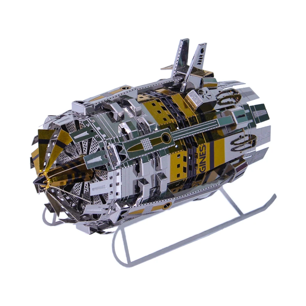 3D Metal Puzzle Jigsaw Toys for Adults & Teens Gifts - 3D Engine Model Kit - 102x48x65mm