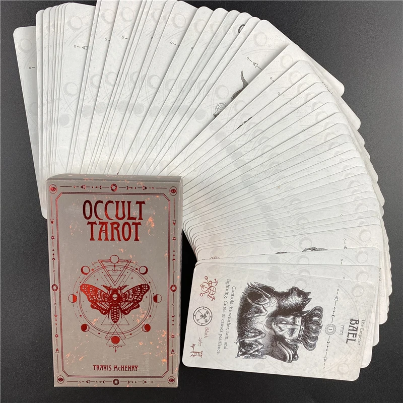 Occult Tarot Cards English Versoin Board Game Deck Fate Divination Family Party Playing Table | Игрушки и хобби