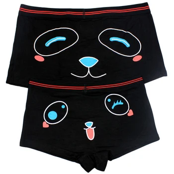 

modal cotton soft cartoon pattern cute couple underpants free size low waist