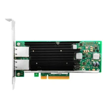 X540-T2 Intel X540 чипсет PCIe x8 двойной медный RJ45 10 Гбит/с порт Ethernet Сетевая карта совместима
