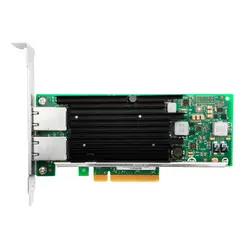 X540-T2 Intel X540 чипсет PCIe x8 двойной медный RJ45 10 Гбит/с порт Ethernet Сетевая карта Совместимость