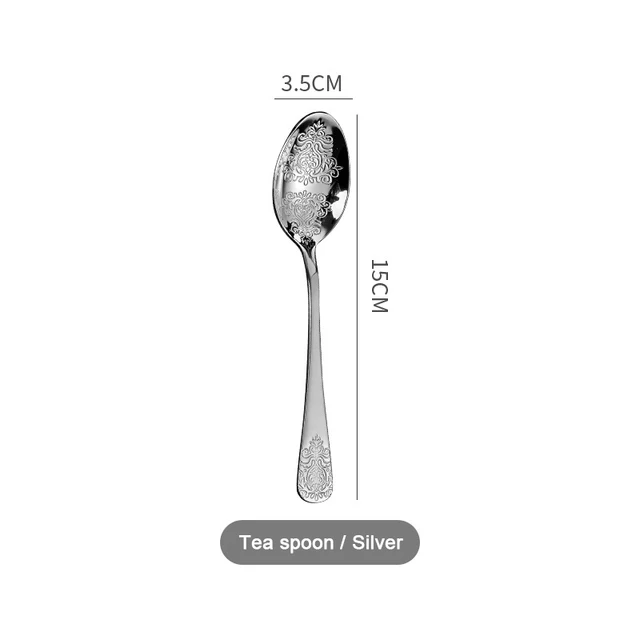 Set Posate In Acciaio Inox 24 Pezzi - Finitura Oro Per Tavola Elegante - Foto 6