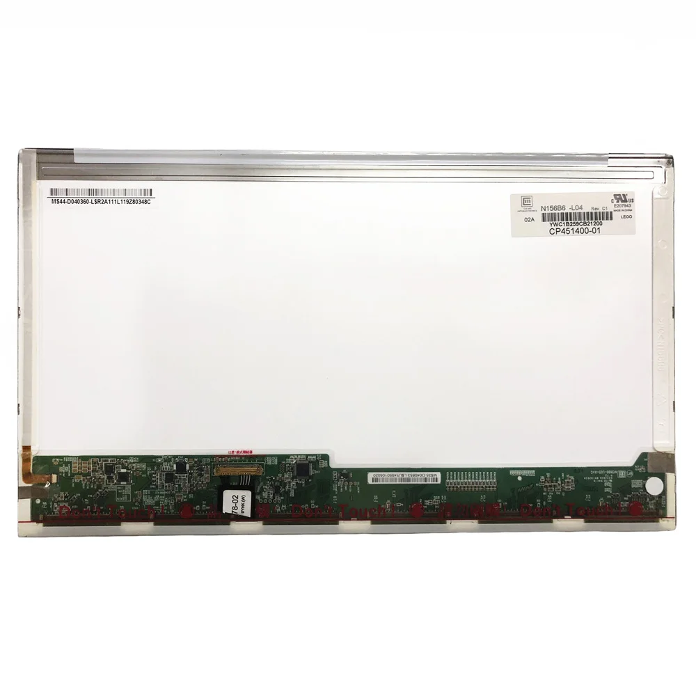 

N156B6-L04 Fit N156B6-L03 L06 L07 L08 L0A CLAA156WA11A CLAA156WB11A For SAMSUNG NP S3510 S3511 LVDS 40 Pins LED Display Panel