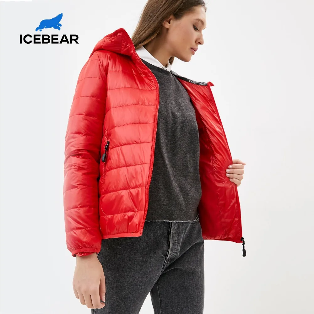 ICEbear 2020 Новый женский легкий пуховик стильная повседневная весенняя куртка