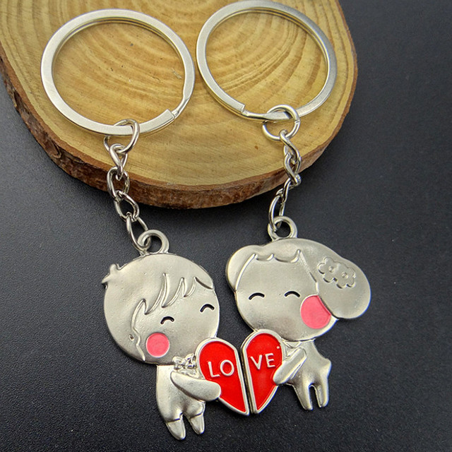 Cartoon Cute Dog Owl Butterfly Basketball Jersey Keychain Couple Car Key Chain Backpack Hanging Symbolize Love Keyring