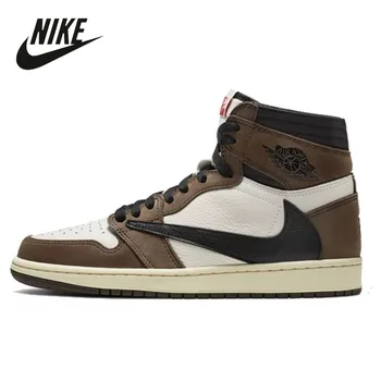 

Original 2020 New Nike Air Jordan 1 High OG TS SP Men Shoes Sneaker Outdoor Sport Running Shoes Invert LOGO