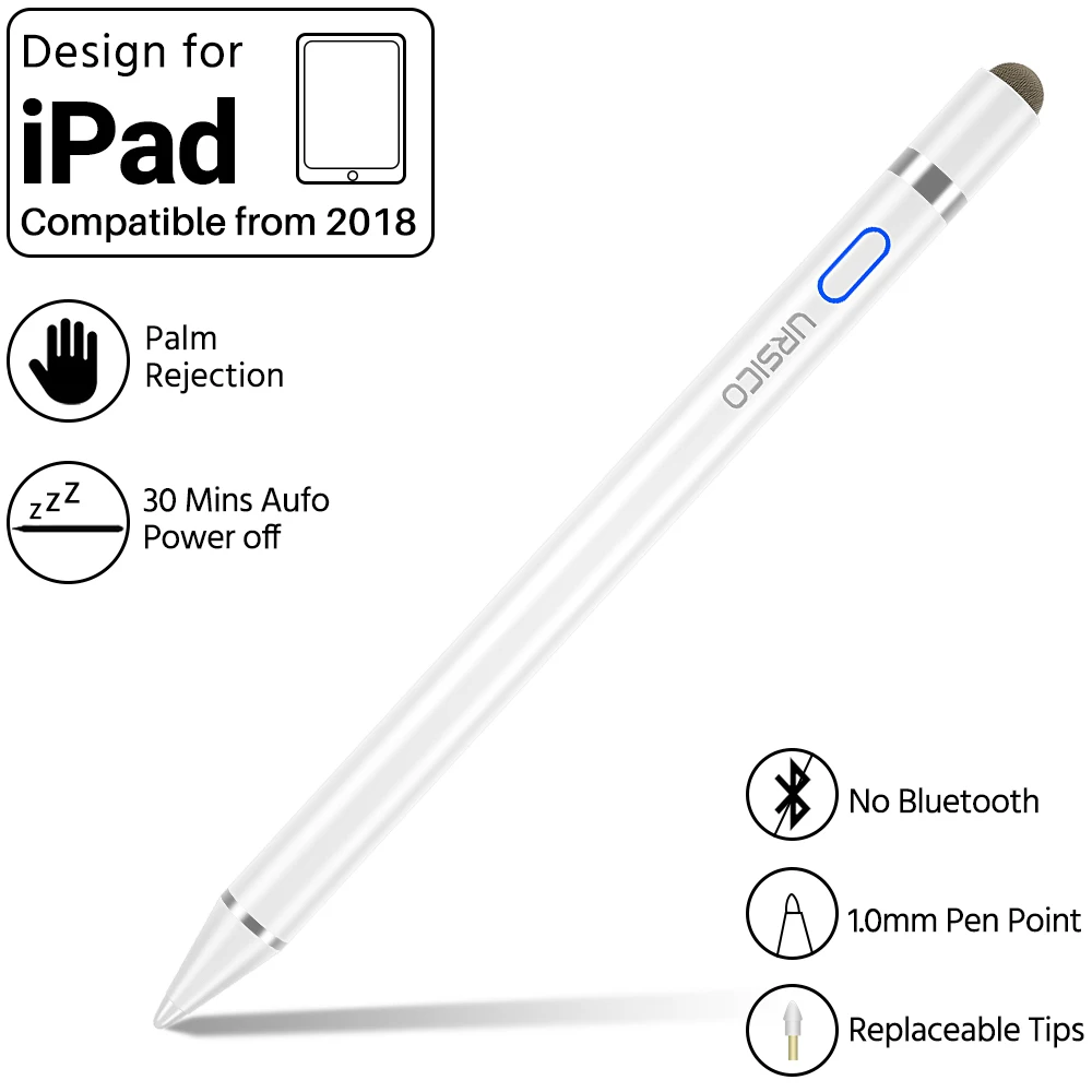 Активный стилус ручка для сенсорного экрана iPad карандаш Pro 11 12 9 10 5 мини-стилус