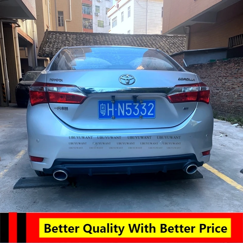 EPFBSQP защита для заднего бампера автомобиля TOYOTA Corolla 2014-2017 задние бамперы