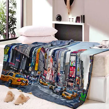 

grade a pattern printed flannel blanket solid rectangle travel spring/autumn homewoven portable mechanical wash adults