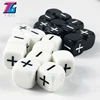 Fate Dice Opaque Black  White 10PCS 16mm for Board Game Accessories ► Photo 2/6