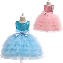 Платье принцессы для девочек; Детские платья для девочек; Одежда для маленьких девочек; летнее платье без рукавов; детская одежда; одежда с цветочным узором для девочек на свадьбу