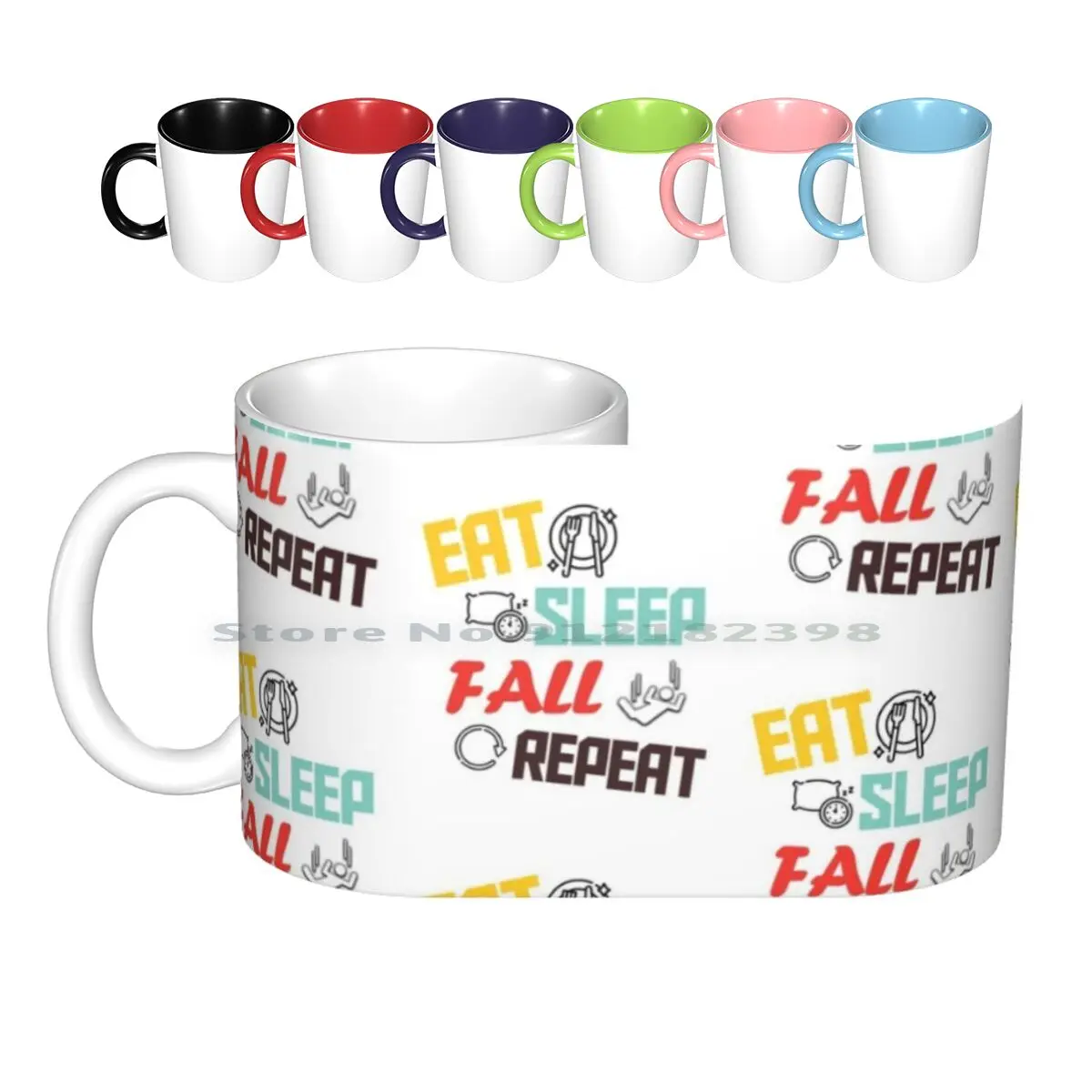 Autunno Guy Citazione Divertente Tazze In Ceramica Tazze Da Caffè Tazza Da Tè Al Latte Knockout Ultimate Knockout Ultimate Knockout Game Ultimate Knoc