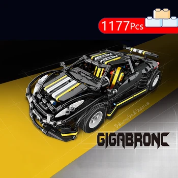 

XingBao 07002 Block 1177pcs MOC Technic Series The Balisong Small Supercar Set Children Educational Building Blocks Bricks Toys