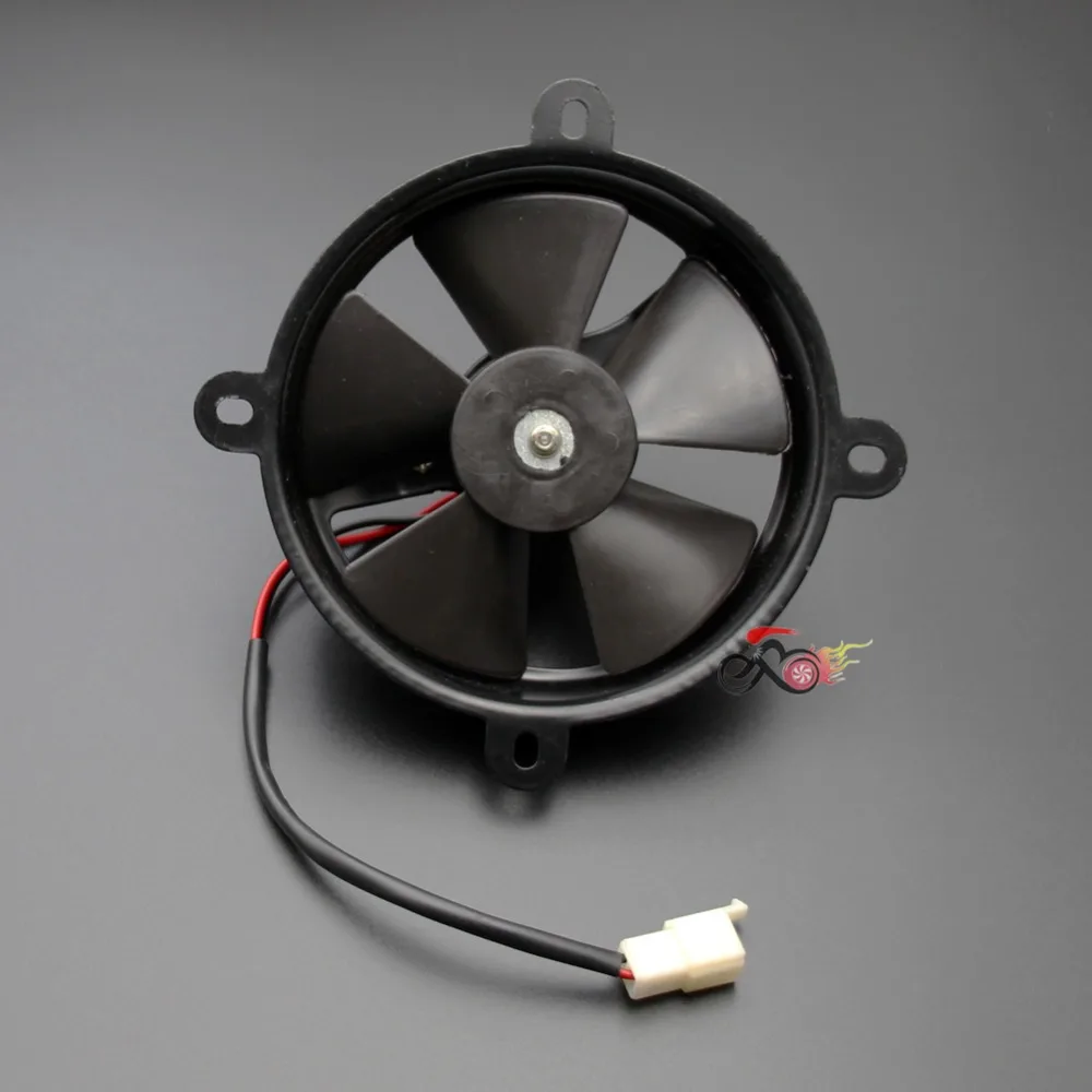 Radiator Cooling Fan,12V Radiator Electric Cooling Fan 6in Reversible Fit for Quad Dirt Bike ATV 150cc 200cc 