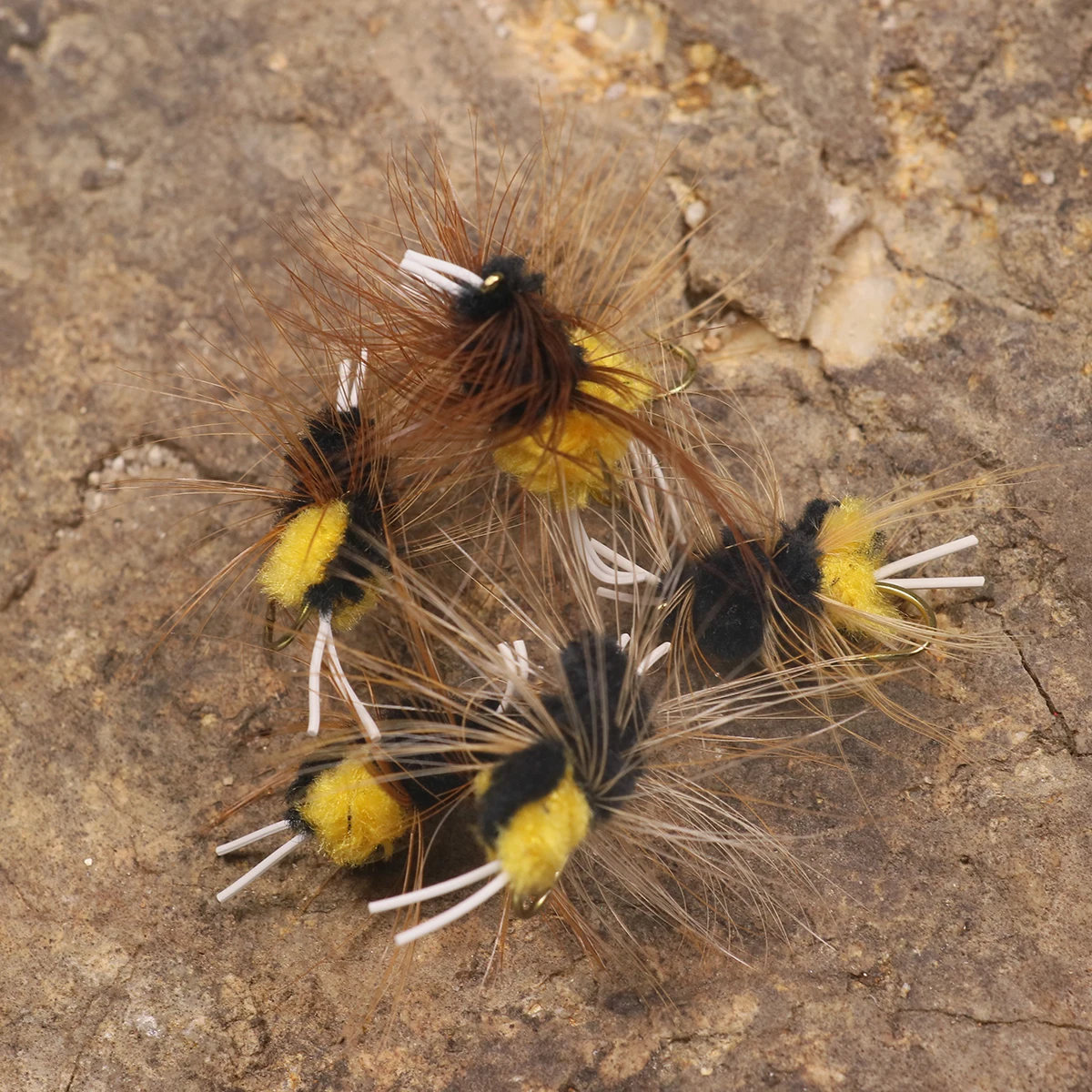 Wifreo 10 шт. #10 резиновые ножки пчелы скорлупы|fishing flies|fly flytrout flies |