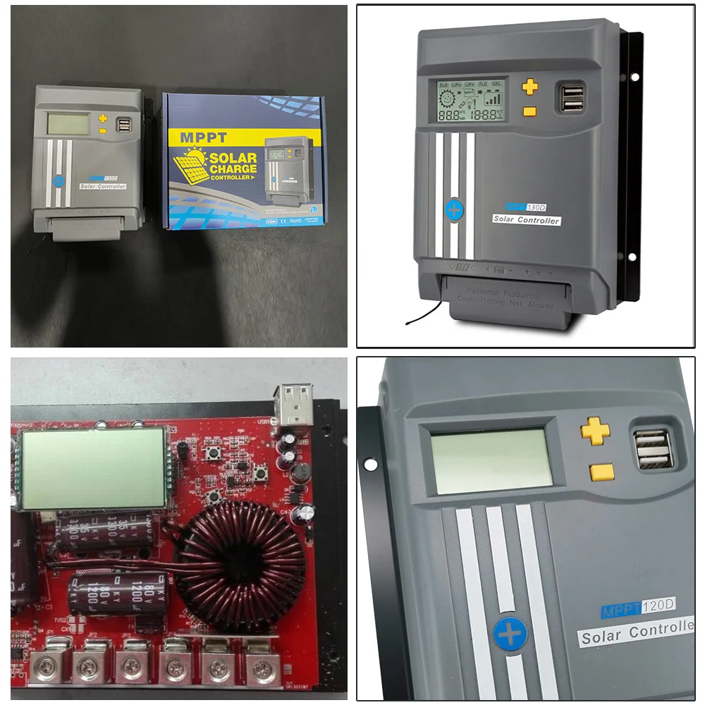 Solar Charge Controller Solar Panel Mppt Lcd Display 10a a 30a 40a With Wifi 12v 24v Battery Regulator Dual Usb Monitor Solar Controllers Aliexpress