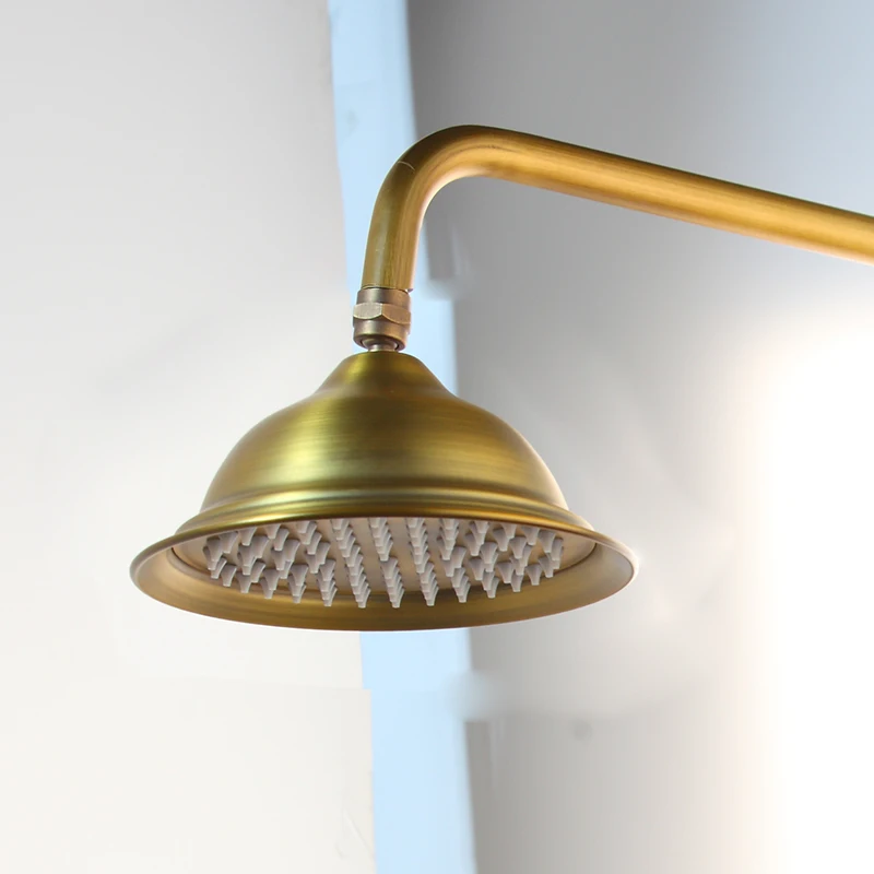 Bathroom Rainfall Shower Head faucet Brass Round Shape 8-inch Rain Shower head Hand Shower Bathroom Shower Head Without Arm