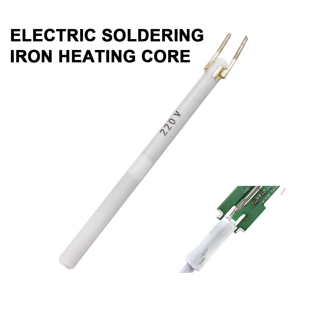 Details about / Temperature Electric Soldering Iron Heater Adjustable 220V 110V 80W 60W Ceramic