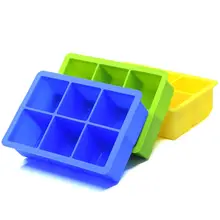 1 шт. 6 сеток лоток силиконовый кубик льда формы для льда коктейли кубик льда для виски чайник замораживание супа салат летний холодный напиток DIY Бар инструменты