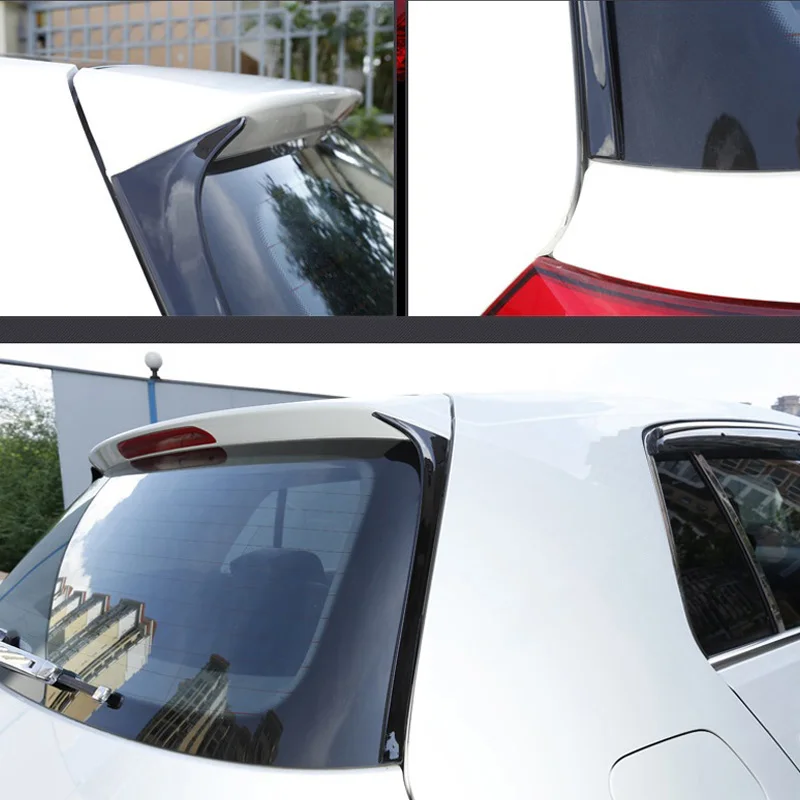 Аксессуары Спойлеры для Volkswagen Vw Golf 7 Mk7 2014 2015 2016 2017 Abs черный окрашенный задний