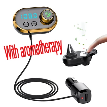 

Car FM Zender Radio Transmitter Mp3 Player With Aromatherapy USB Charger Audio Bluetooth Handsfree Car Transmisor Fm Converter