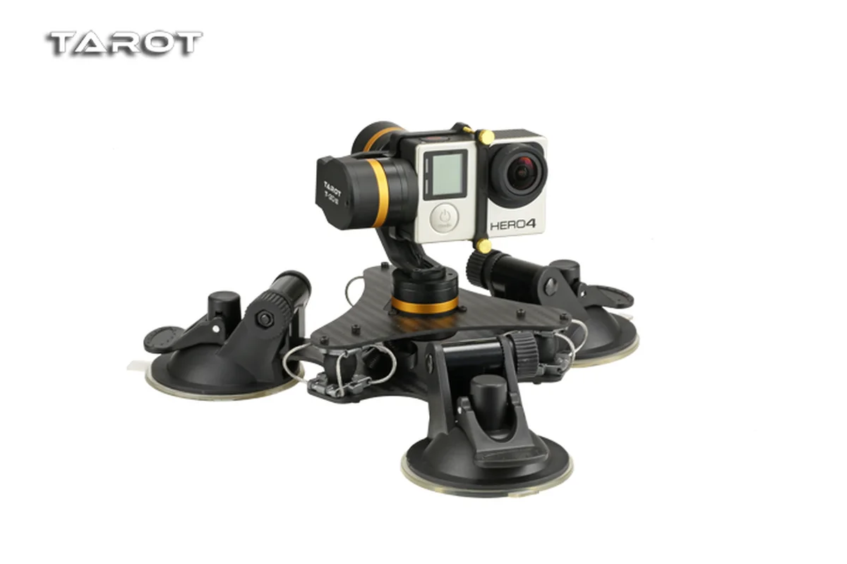 Таро ZYX T-DZ 3-осевой металлический Камера шарнирный стабилизатор для камеры GOPRO автомобиль установлен PTZ TL3T03 для экшн-Камеры GOPRO HERO 3/3+/4 Пульт дистанционного управления для спортивной Камера