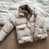 Abrigo grueso de invierno con cuello levantado para mujer, chaqueta holgada de gran tamaño, abrigo para mujer, Parkas femeninas 2022 ► Foto 2/6