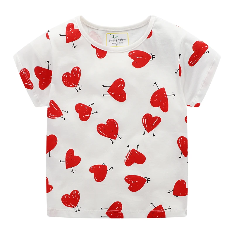Футболка Enfant Fille/Летняя футболка из хлопка рубашка с динозаврами жирафа, модный детский топ с принтом животных, футболка для маленьких девочек От 2 до 7 лет - Цвет: 147
