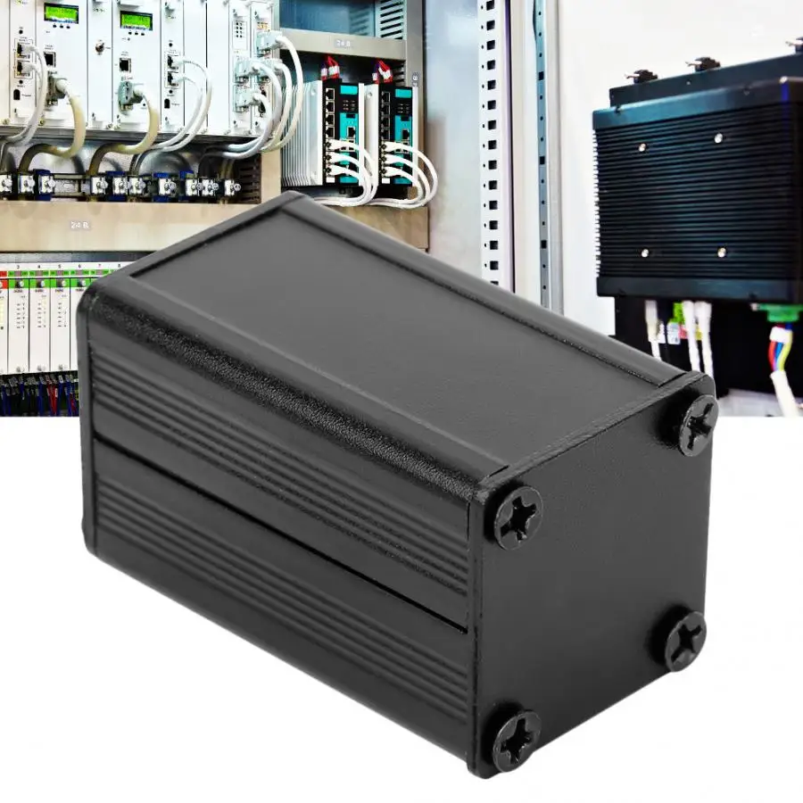 

Waterproof Aluminum junction box PCB Instrument Enclosure Electronic DIY Electronic Project Case Split Type 25 x 25 x 40mm