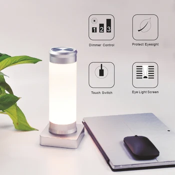 

Touch Sensor Bedroom Led Lights Table Smart Night Light Lightshade Eye Protection Bedside Lamp Reading USB Charging Light