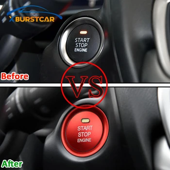 

One-button Start Ignition Key Decorative Ring Cover for Mazda Axela Atenza CX-4 CX-5 2016 2017 2018 2019 Car Accessories Sticker