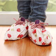 1 пара утолщенных многоразовых эластичных чехлов для обуви; Домашние Противоскользящие тапочки для студентов; машинная комната с Фламинго; пыленепроницаемые покрытия для ног