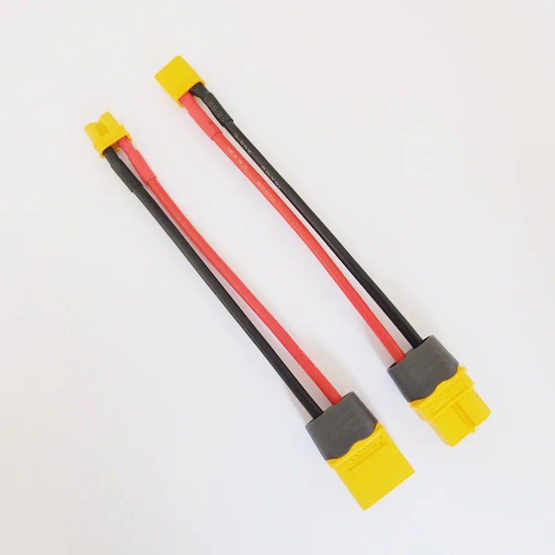 1 шт. Amass XT30 к XT60 разъем адаптер с 10 см 16AWG силиконовый провод для 2S LiPo батарея Micro FPV